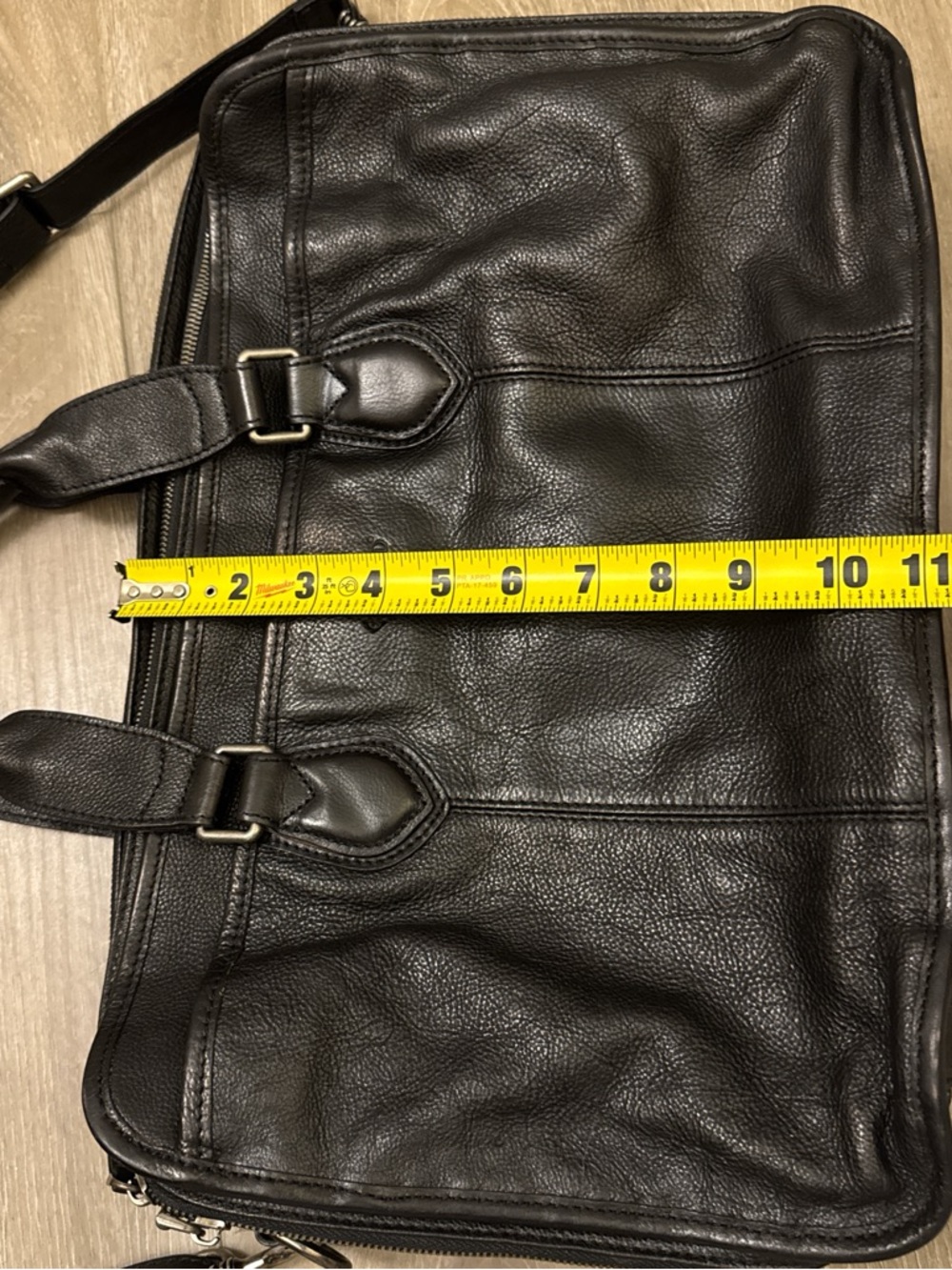 Old trend modern vintage genuine leather duffle bag - Picture 3 of 8